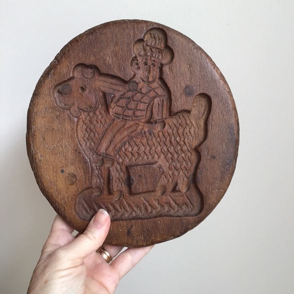 ANTIQUE Maple Sugar Wood MOLD - Picture 1 of 7